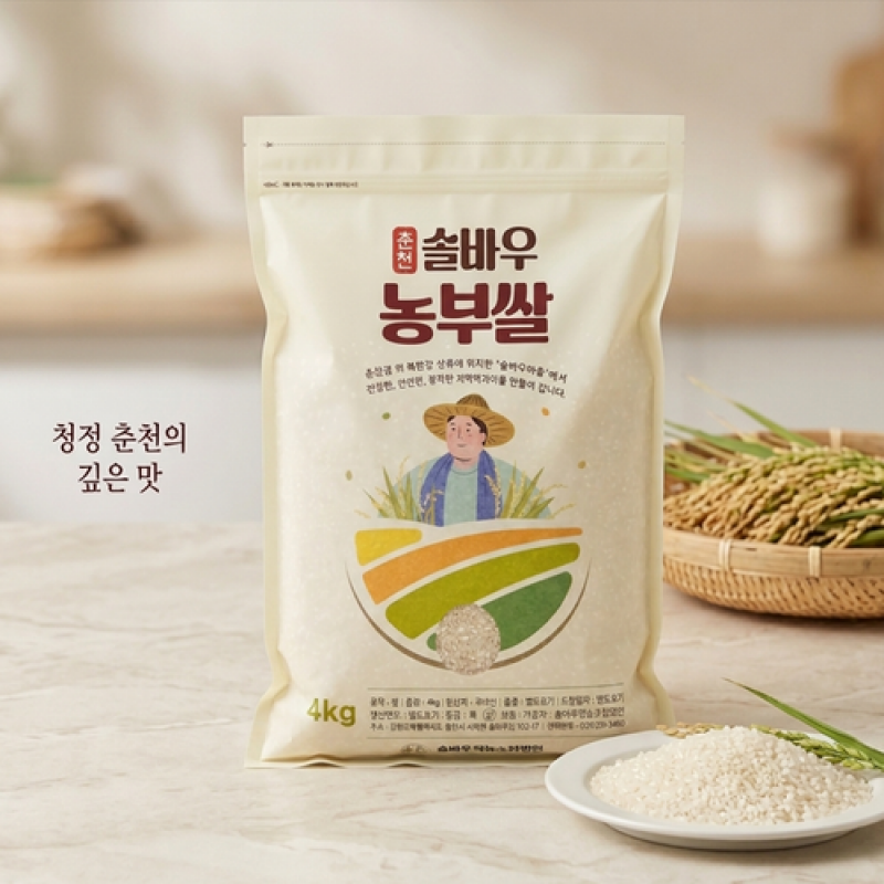 솔바우농부쌀,솔바우,춘천솔바우,지역먹거리,현지인먹거리,춘천먹거리,강원먹거리,백미,쌀,춘천농산물,강원농산물